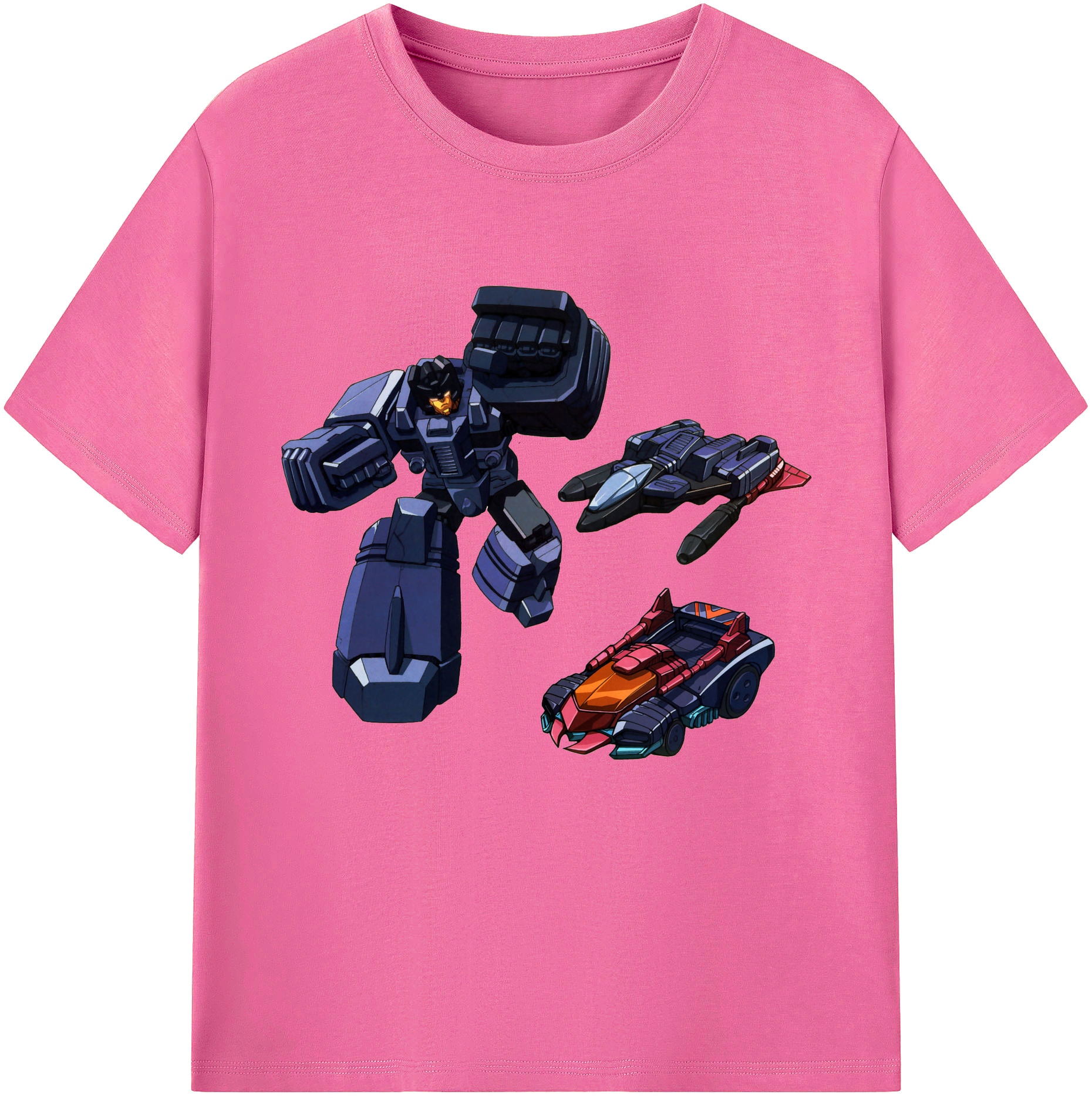 （画像用）  レディースカジュアルプリントTシャツ（綿100％）